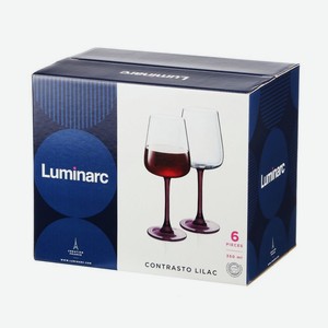 Бокал для вина Luminarc Лилак эталон, 6шт х 250мл Россия