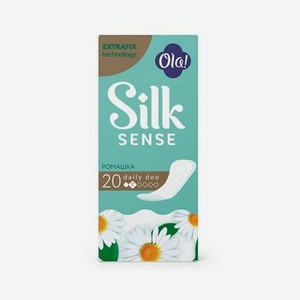 ежедневные прокладки Ola! silk sense Daily Deo Ароматизированные   ромашка   20шт