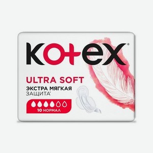 Женские прокладки Kotex Ultra Soft Normal 10шт