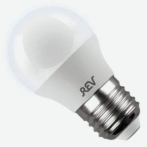 Лампа светодиодная REV E27 7 Вт 4000 K шар матовая