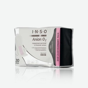 Женские прокладки INSO Anion O2 Normal с анионовым слоем 20шт