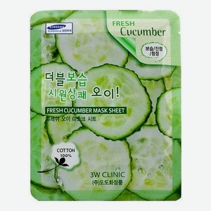 Тканевая маска для лица с огуречным экстрактом Fresh Cucumber Mask Sheet: Маска 23г