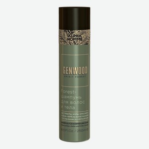 Шампунь для волос и тела Alpha Homme Genwood Forest: Шампунь 250мл