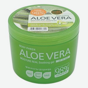 Гель для тела успокаивающий Body Phren Aloe Vera Moisture Real Soothing Gel 500г: Гель 500г