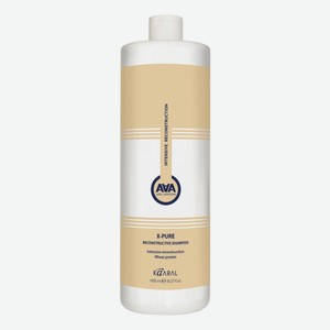 Восстанавливающий шампунь для волос с пшеничными протеинами X-Pure Reconstructive Shampoo: Шампунь 1000мл