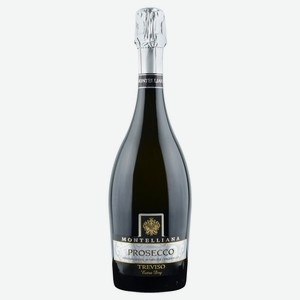 Игристое вино Montelliana Prosecco Treviso белое сухое Италия, 0,75 л