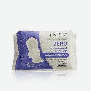 Женские прокладки INSO Zero Super 8шт
