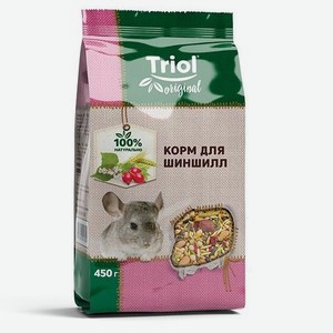 Корм для шиншилл Triol 450г Original