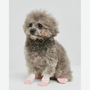 Носочки для собак 4шт:Розовый:XL