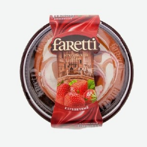 Торт  Феретти , бисквитный, клубника, карамельный, шоколадный, 400 г