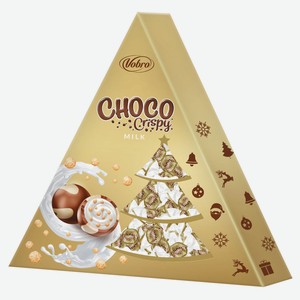 Конфеты Choco Crispy Milk X-Tree, 112 г