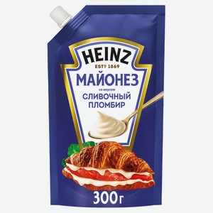 Майонез Heinz со вкусом Сливочный Пломбир 67%, 300 г