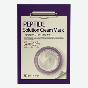 Тканевая маска для лица с пептидами Skin Planet Peptide Solution Cream Mask 30г