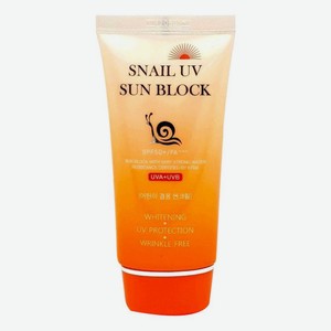 Солнцезащитный крем для лица с улиточным муцином Snail UV Sun Block Cream SPF50+ PA+++ 70мл