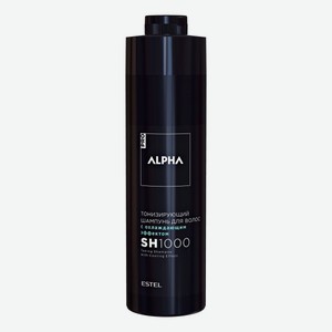 Тонизирующий шампунь для волос с охлаждающим эффектом Alpha Homme: Шампунь 1000мл