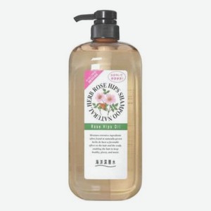 Шампунь для волос с маслом шиповника Natural Herb Rose Hips Shampoo 1000мл