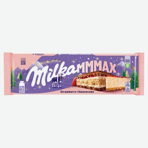 Шоколад молочный Milka Strawberry Cheesecake клубничный чизкейк, 300 г