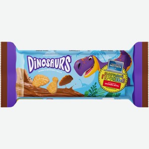 Печенье Dinosaurs сахарное в молочной глазури 127г