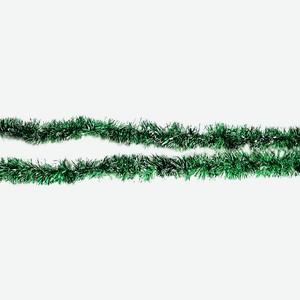 Елочное украшение Santa sWorld мишура зеленый 2,7м(9см)