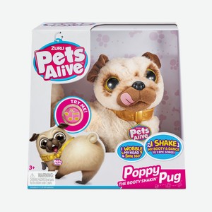 Интерактивная плюшевая игрушка Pets Alive Веселый щенок
