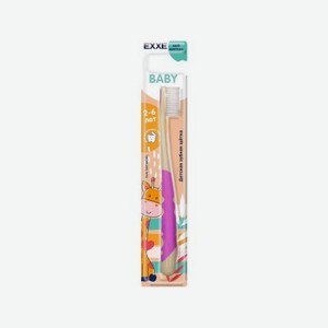 Зубная щетка детская EXXE Baby 2-6 лет (мягкая)