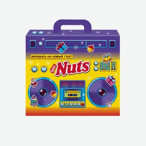 NUTS Магнитофон Новогодний набор 424,6г