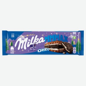 Шоколад молочный Milka Оrео с печеньем, 300 г