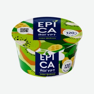 Йогурт Epica киви/фейхоа 4,8%, 0,13 кг