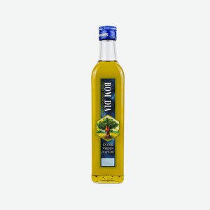 Масло оливковое нерафинированное высшего качества Bom Dia Португалия ст/б 500мл