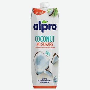 Напиток кокосовый без сахара ультрапастеризованный обогащенный кальцием Alpro 1,2% 1л