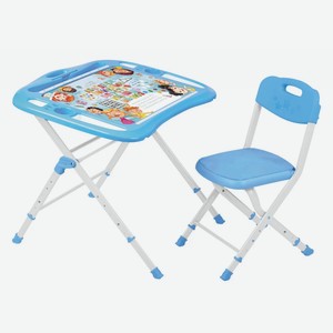 Комплект детской мебели с азбукой в кругу друзей (стол+стул) арт.NKP2/1