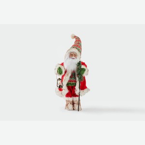 Декоративная фигурка Санта с фонариком HOFF