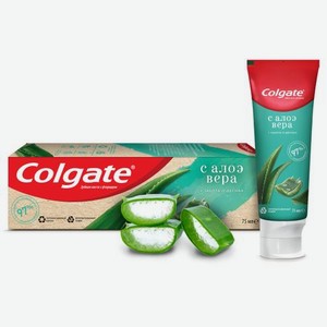 Зубная паста Colgate Naturals Забота о деснах с алоэ вера, с фторидом, 75 мл