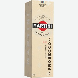 Вино игристое MARTINI Просекко сух.бел. п/у, Италия, 0.75 L