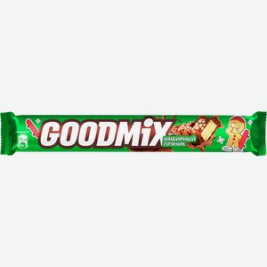 Шоколадный батончик Goodmix со вкусом имбиря в вафле 46г
