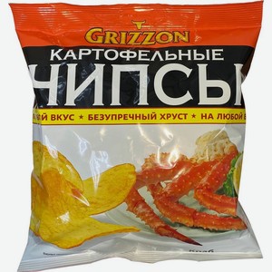 Чипсы Grizzon картофельные вкус краба 150г