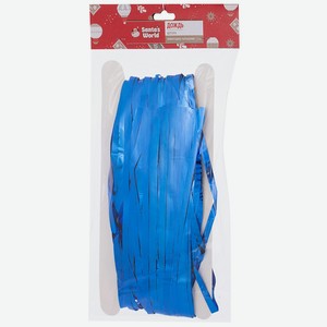 Украшение новогоднее дождь-штора 1х2м цвет синий артRZT23101