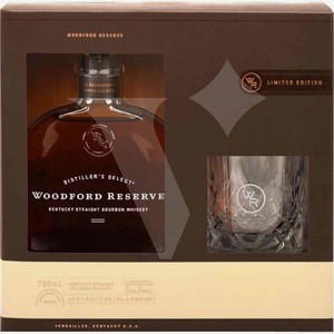 Виски Woodforde s Reserve + стакан в подарочной упаковке 43,2 % алк., США, 0,75 л