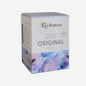 Чай черный с бергамотом Richman Sicilian Bergamot 20х2г