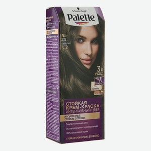 Стойкая крем-краска для волос Интенсивный цвет 110мл: N5 (6-0) Темно-русый