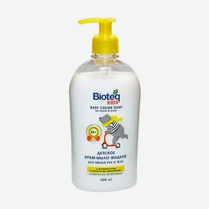 BIOTEQ Детское крем-мыло жидкое для мытья рук и тела 500