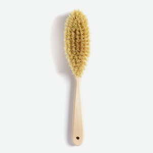 GLEDENIKA Щетка для сухого массажа антицеллюлитная из натуральных волокон кактуса высокой жесткости