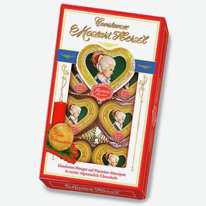 Набор конфет Моцарт РЕДЕР шоколадные сердечки, 0.08кг