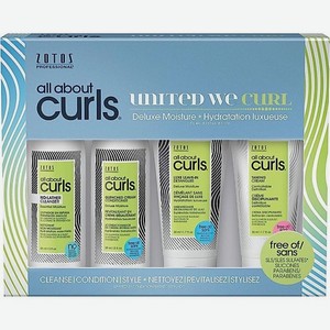 ALL ABOUT CURLS Набор для вьющихся волос Deluxe Moisture Kit