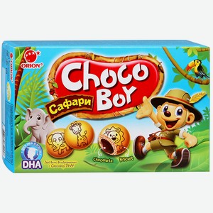 Печенье с глазурью Choco-Boy Safary Orion