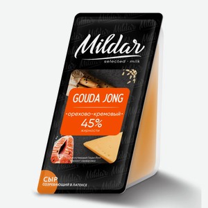 Сыр Gauda Jong 45% 220г Mildar Россия