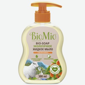 Экологичное жидкое мыло с маслом абрикоса смягчающее 300 мл BioMio Россия