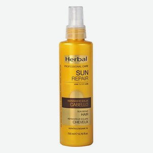 HERBAL Кондиционер-спрей для восстановления волос после солнца с маслом кунжута