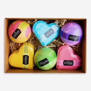 COSMEYA Подарочный набор бомбочек для ванн бурлящие шары 6