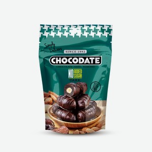 Финики Chocodate с миндалем в темном шоколаде без сахар Оаэ 100г